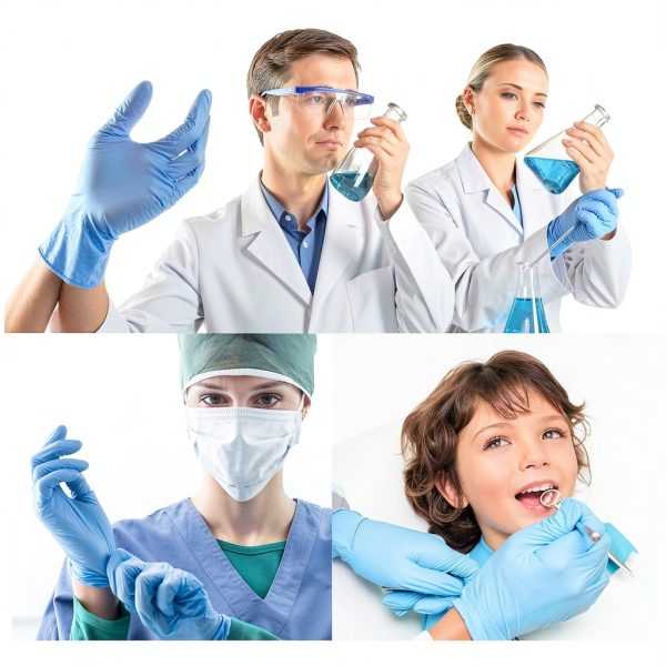 Jointown Vinyl Disposable Safety Gloves X-Large 1000 Pack Latex Free-4