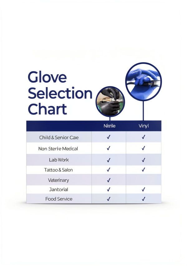 AMMEX Black Nitrile Disposable Gloves 3X Puncture‑Resistant Latex‑Free-3