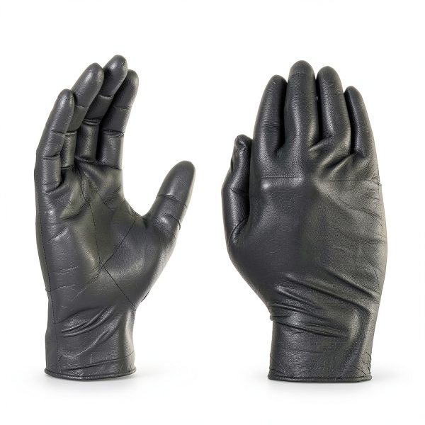 AMMEX Black Nitrile Disposable Gloves 3X Puncture‑Resistant Latex‑Free-1