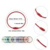 Mabor Stainless Steel Wire Keychain Loops 32‑Piece Multicolor Set-1