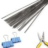 Glarks Stainless Steel Spring Wire Kit 104pcs 12 Sizes High Elasticity-5
