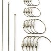 RLECS Stainless Steel Wire Keychain Kit 1.5mm 4 Sizes 5pcs Each-3