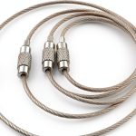 RLECS Stainless Steel Wire Keychain Kit 1.5mm 4 Sizes 5pcs Each-0