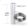 12 Gauge Stainless Steel Wire 49ft 304 Grade by Voxsveldra-1