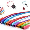 Mabor Stainless Steel Wire Keychain Loops 32‑Piece Multicolor Set-5