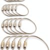 RLECS Stainless Steel Wire Keychain Kit 1.5mm 4 Sizes 5pcs Each-1