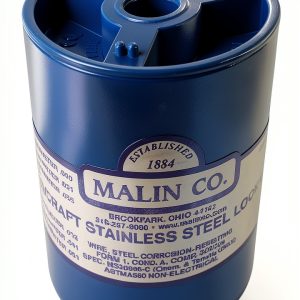 Stainless Steel Lockwire 0.032in Bare by MALIN COMPANY 364ft Canister-0