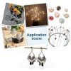 UNICRAFTALE Stainless Steel Wire 50pcs 30cm Spring & 40cm Straight-5
