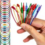 Mabor Stainless Steel Wire Keychain Loops 32‑Piece Multicolor Set-0
