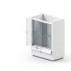 56-60" W x 58" H Bathtub Shower Door, Semi-Frameless Double Sliding,-3