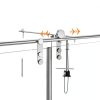 Shower Doors for Bath Tub 56-60" W x 66" H Frameless Bath Tub Doors Glass Sliding with 5/16" (8mm) ANSI Certified Tempered Glass for Bathroom, Chrome-4