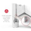 Delta Paxos 60 in x 62-1/4 in Frameless Sliding Bathtub Door in Chrome-2