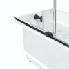 Delta Paxos 60 in x 62-1/4 in Frameless Sliding Bathtub Door in Chrome-9