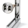 Bathtub Shower Door 56-60" W x 58" H Semi-Frameless Shower Doors for Bath Tub Glass Shower Door with 1/4" (6mm) Clear Tempered Glass for Bathroom, Silver-4