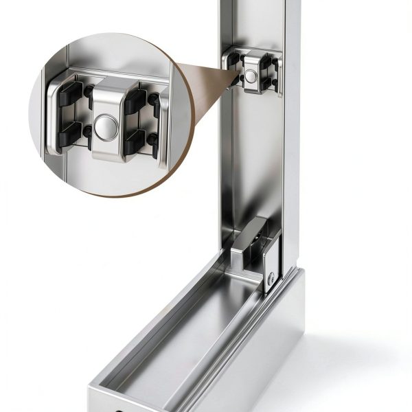 Bathtub Shower Door 56-60" W x 58" H Semi-Frameless Shower Doors for Bath Tub Glass Shower Door with 1/4" (6mm) Clear Tempered Glass for Bathroom, Silver-4