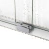 Bathtub Shower Door 56-60" W x 58" H Semi-Frameless Shower Doors for Bath Tub Glass Shower Door with 1/4" (6mm) Clear Tempered Glass for Bathroom, Silver-5
